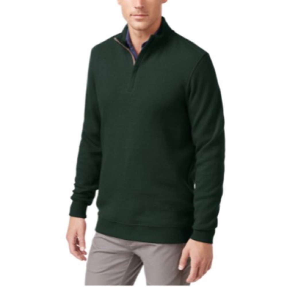 Tasso Elba Honeycomb 1/4 Zip Pullover Sweater